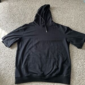 SHEIN Black Short Sleeve Hoodie for Men